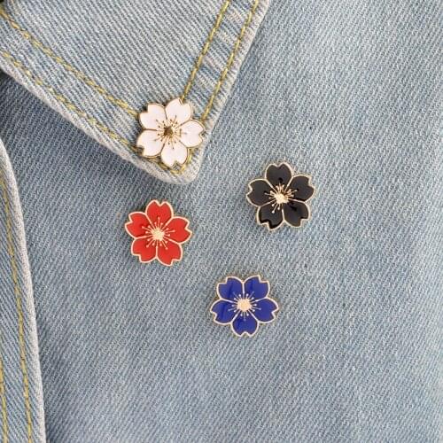 Cute Alloy Badge 2021 Trend New Flower Series Brooch Backpack Clothes Lapel Pin Jewelry Gift Childrens Prize