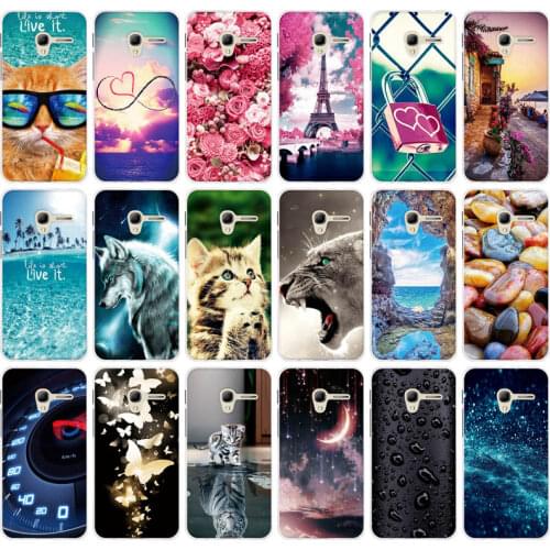 Case For Alcatel One Touch Pop 3 5.0 Case Soft TPU Silicone Flowers Cover For Alcatel Pop 3 5.0 5015D 5015E 5015X Case Funda
