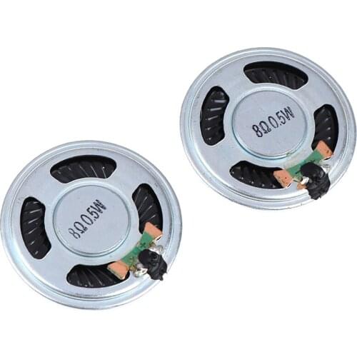 2PCS 8 Ohm 0.5W Horn Speaker 40MM 4CM Diameter 8R 0.5W Small Loudspeaker Electronic