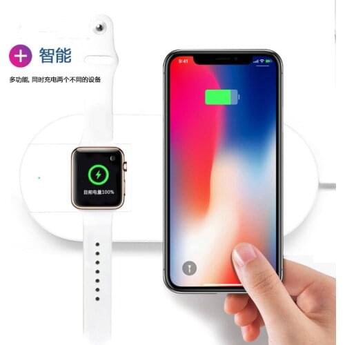 Two-in-one N12 fast charge for iwatch smartphone wireless charger for Apple air power watch