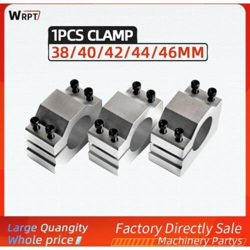 CNC Engraving machine spindle motor 38mm/40mm/42mm/44mm/46mm aluminum profile electric spindle holding seat fixing fixture