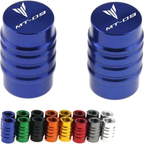 Wheel Tire Valve caps CNC Aluminum Airtight Covers For Yamaha MT09 MT-09 FZ09 FJ09 Motorcycle Accessories Parts