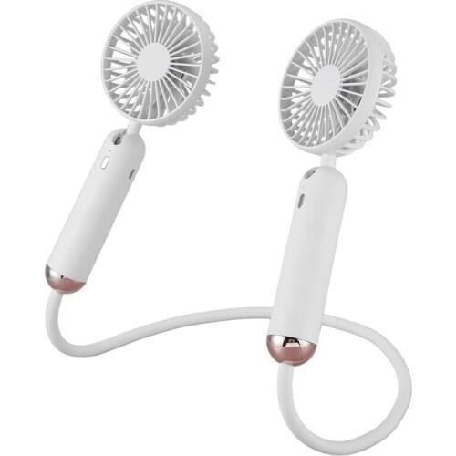 Lazy Hanging Neck Fan Multi-Function Can Be Vertical Can Be Handheld Can Be Hanging Neck Charging USB Small Fan