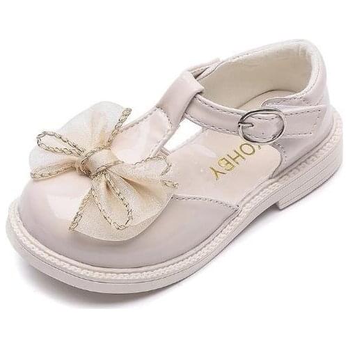 Summer Girls Sandals Fashion Princess Childrens Beach Shoes Bow Knot Breathable Hollow Childrens Flat Sandals 21-30