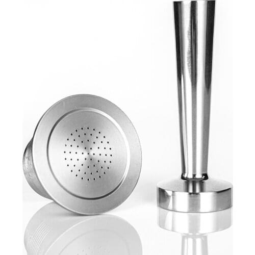 Upgraded Stainless Steel For Nespresso Coffee Filters Coffee Capsule Pod Tamper For Espresso Reusable Refillable Baskets VipLink