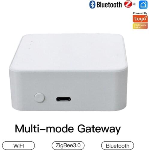 Tuya Multi-mode Gateway WiFi Zigbee Multi-protocol Communication Gateway Tuya/smart Life APP Remote Control