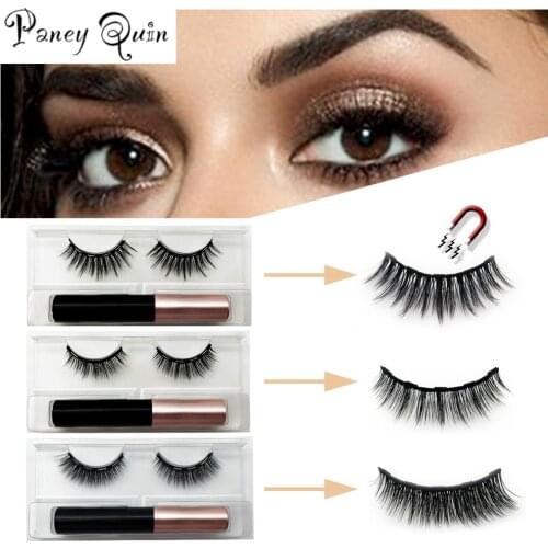3D Magnetic Eyelashes Makeup Set Waterproof Lasting Naturally 3D Lashes Extension False Eyelashes Kit Cosmetics Wholesale