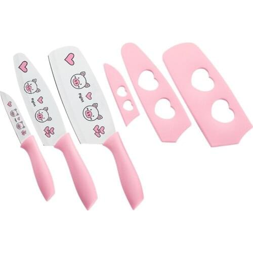Kitchen Knives Set 3cr13 Stainless Steel Knives Paring Utility Chef Knife Cooking Accessory Knife With Cutting Board Set