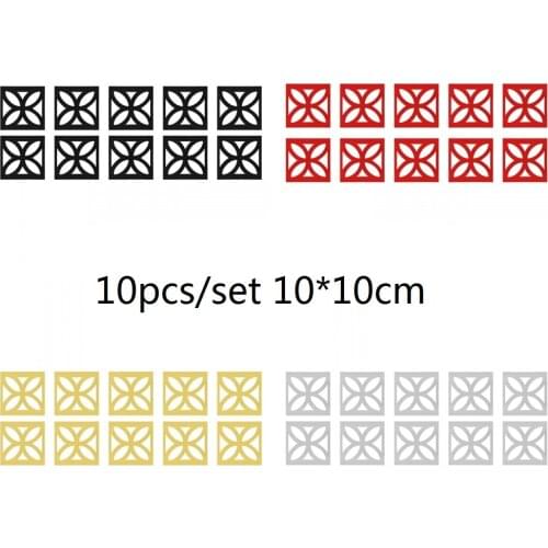 10PCS/Pack 3D Wall Tile Stickers Wall Sticker for Bedroom Living Room Parquet Wall Decor for Home Decor Decoration Vintage