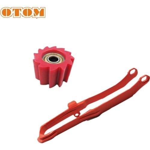 OTOM Motorcycle Chain Slider-03 Red Plastic Chain Guide Protector Guard Slider For HONDA CRF250R 14-18 CRF450R 13-18 Motocross