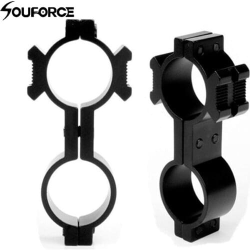 New Tactical 25.4mm Scope Ring with Adapter fit 20mm Weaver Picatinny Rail Mount for scope Weapon Light Hunting Accessories