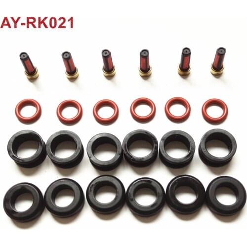 Wholesale 6sets fuel injector repair kits fit Mitsubishi MD319790 MD319791 MD319815 MD352587 CDH210 ( AY-RK065 AY-RK021)
