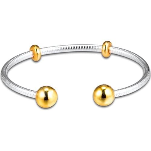 Signature Moments Snake Chain Bangles 100% 925 Sterling Silver Fine Jewelry For Women Wholesales Free Shipping