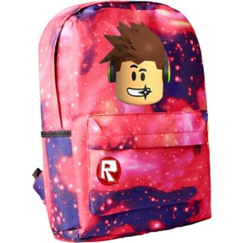 School bag roblox backpack for teenagers Kids Boys Children Student Starry sky Unisex Laptop Bags travel Shoulder Bag