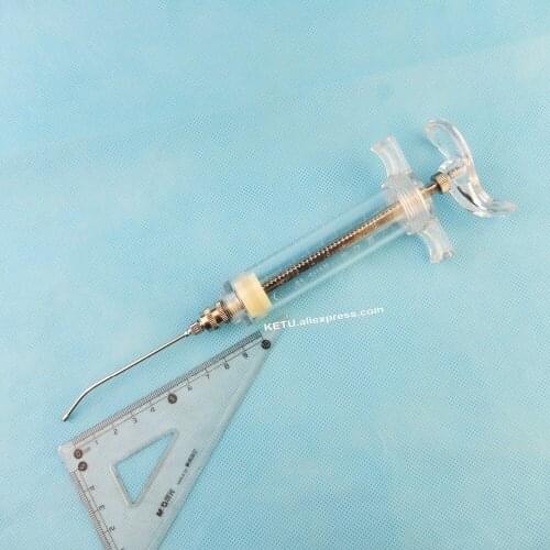 Gavage Crop Needle Feeding Syringe 20ml W 1.8mm x 85mm #18 Curve, Animal Feeding Needle, Oral Syringe