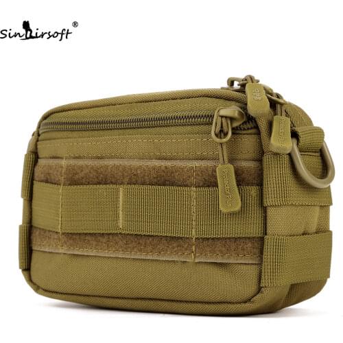 SINAIRSOFT MOLLE Outdoor sport Military Tactical Camouflage Army Men Aslant Shoulder Waist Bag Camping Mountaineer Travel LY0096