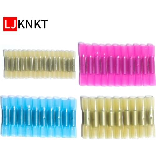 Heat Shrink Butt Connectors Cable Terminals Waterproof Insulated Wire Soldering faston Electrical Splice Shrinkage Car Wireway