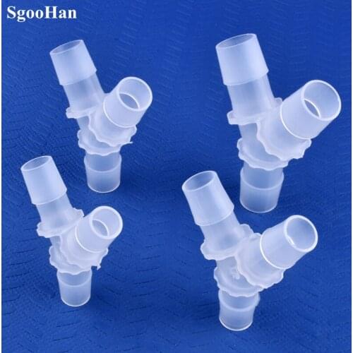 1~100pcs 14.2~20mm PP Y-Style Tee Connectors Garden Irrigation System Water Pipe Joint Aquarium Tank Air Pump Hose Pagoda Joints