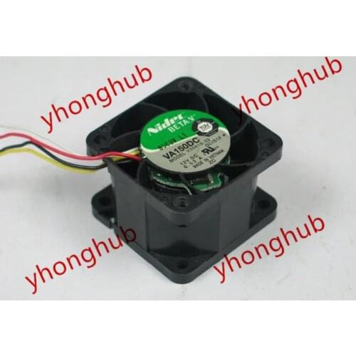 Nidec VA150DC V35615-33 DC 12V 0.53A 40x40x28mm Server Cooling Fan