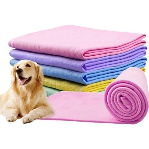 2020 New Pet Dog Bath Towel Imitation Deerskin Cat Small Dogs Super Absorbent Towel Cleaning Grooming For Large Dogs Towel