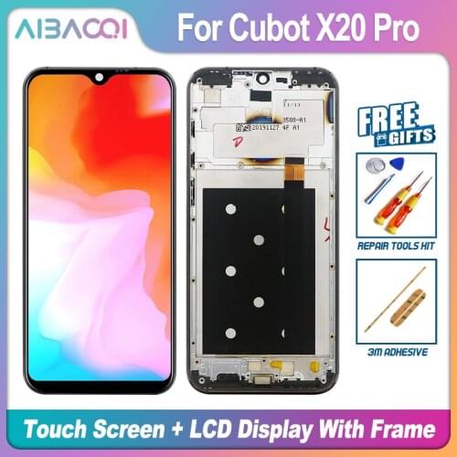 AiBaoQi Brand New 6.3 Inch Touch Screen+2340x1080 LCD Display+Frame Assembly Replacement For Cubot X20 Pro Android 9.0 Phone