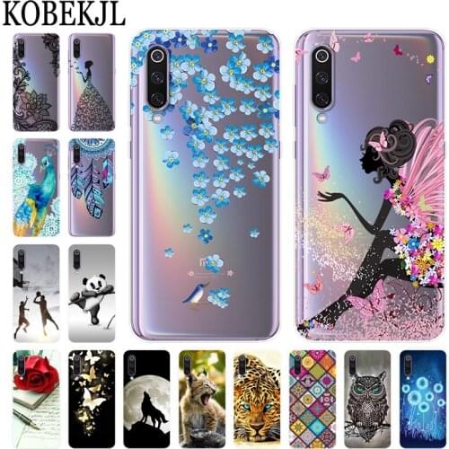 Cartoon Case For Xiaomi Mi 9 Case Xiaomi Mi 9 Cover Soft TPU Silicone Back Cover Phone Case Xiaomi Mi 9 Se Mi9 Se Mi 9Se Mi9Se
