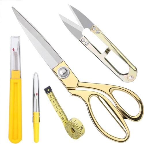 Dailylike Tailors Scissors Stainless Steel Vintage Sewing Scissors For Needlework Tailor Shears Fabric DIY Tool Cutter