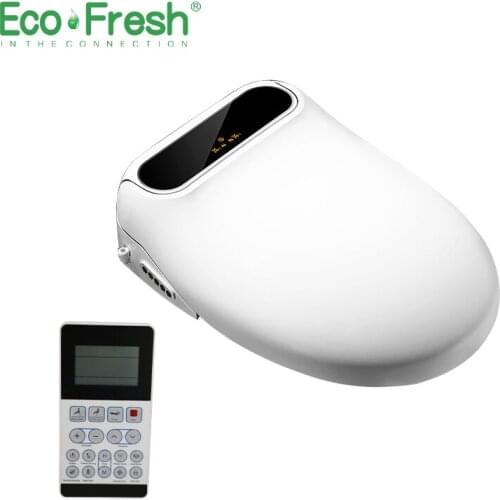 Ecofresh Smart toilet seat toilet seat bidet Electric Bidet cover heat seat led light Intelligent toilet cover auto