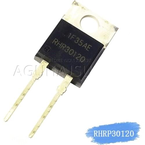 5pcs RHRP30120 TO220-2 RHR30120 30A 1200V Hyperfast Diode TO-220-2