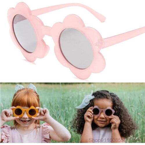 GOZLUGU Flower Kids Sunglasses Girls Boby Sun Glasses Summer Beach Children Eyewear Party Eyeglasses Gafas De Sol UV400