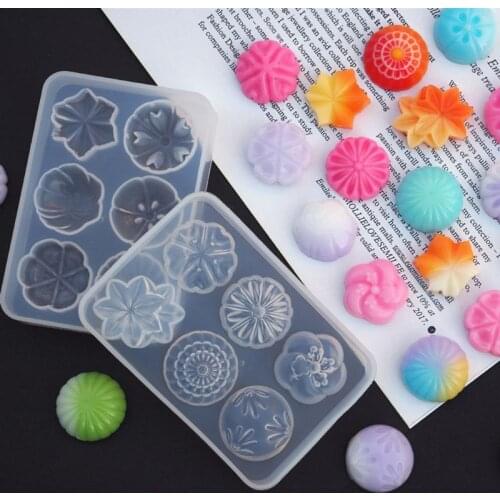 Sweet Fruit Suger Candy Pendant Keychain Earrings Mold Resin Jewelry Making Tool