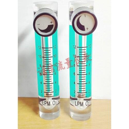 LZM-6T O2 oxygen flowmeter, 1~12L/min oxygen flowmeter, oxygen bar flowmeter
