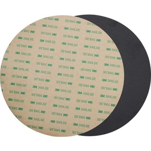 Round 200mm magnetic paper 3d hotbed platform sticker flexible 3M Adhesive anti edge for ANYCUBIC Kossel Delta 3D Printer part