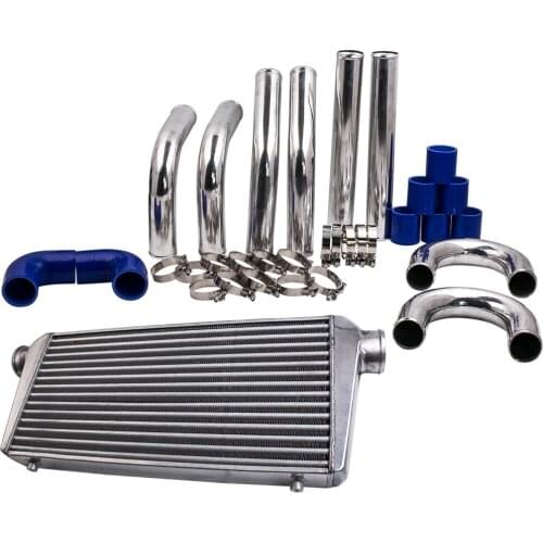 2.5" 64mm Intercooler Pipe Kit + 600x300x76mm Intercooler