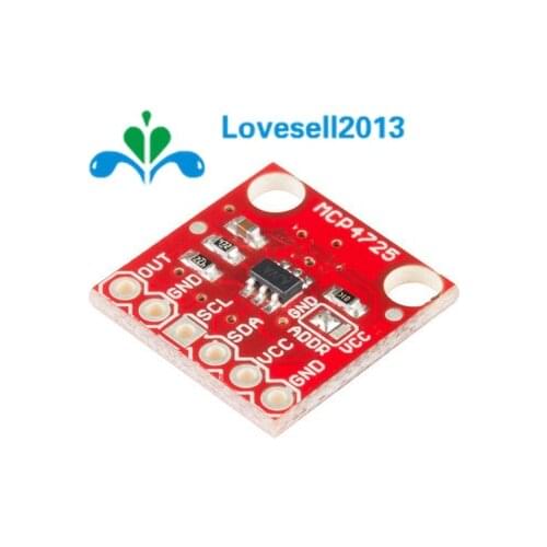 MCP4725 12Bit I2C DAC Digital Converter Module Digital To Analong EEPROM Development Board For Arduino 2.7V-5.5V