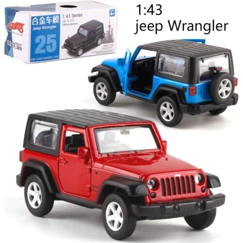 1:42 Scale Wrangler Alloy Pull-back car Diecast Metal Model Car For Collection Friend Children Gift