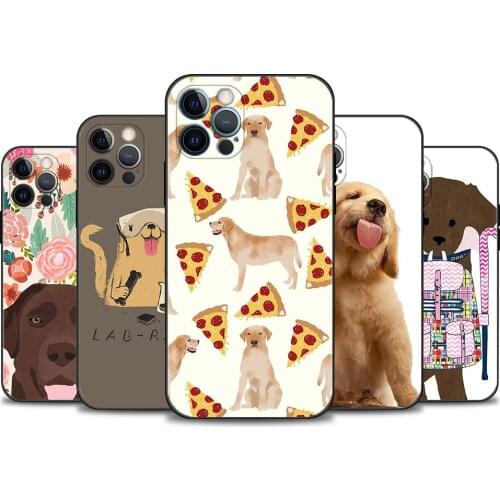 Labrador Soft Cover For iPhone 11 12 Pro X XR XS Max Case Fundas For iPhone 7 8 Plus SE 2020 Coque Silicon TPU Shell