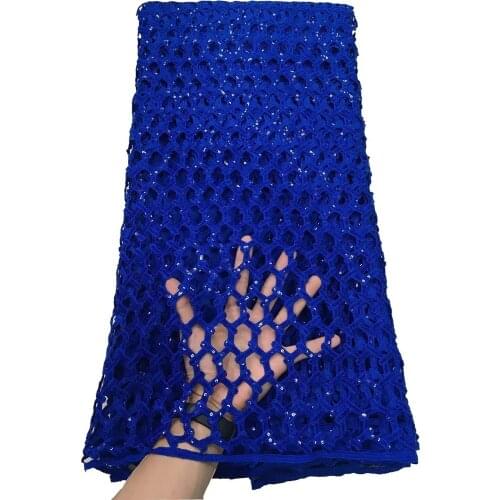 New Arrival African Tissue Cord lace High QualityWater Soluble Guipure Lace Fabric For Party Dress NI5077-2