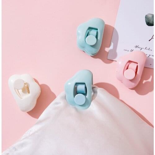 Clouds Shaped Quilt Fixer Clip No Pins Non-Slip Prevents Comforters from Shifting Safety Needleless Bed Sheet Fasteners TS2