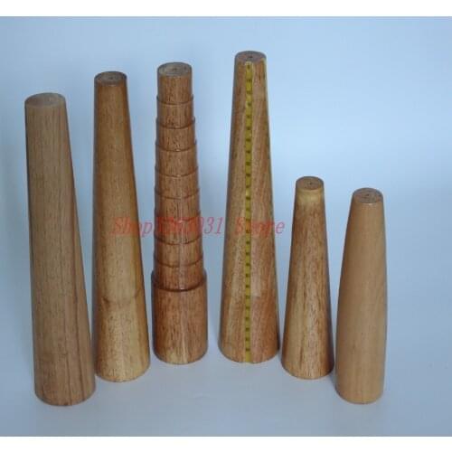 Hard Wood Oval Round Bracelet Sizing Bangle Mandrel Wire Wrapping Tool