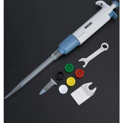 Pipettor Single Channel Adjustable Volume Micro Pipettes Lab Liquid Transfer Pipettes Tool JA55