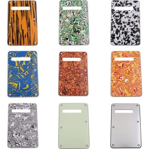 Plastic Pickguard Back Plate Tremolo Cavity Cover Strong Durable Pickguard for ST Standard Modern Style Guitar Parts