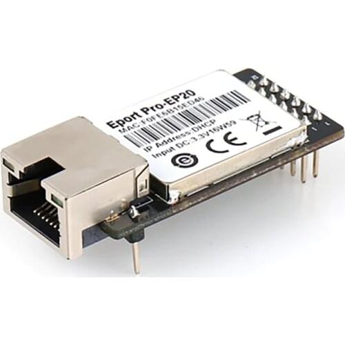 Pro-EP20 Linux Network Server Industrial Super Port TTL Serial to Ethernet Embedded Module TCP IP Telnet Modbus TCP ProtocolQ181