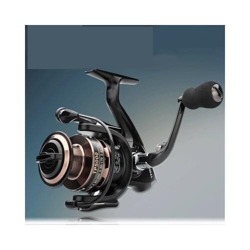 Nuantak TP Fishing Reel High speed ratio 5.5:1 14+1BB 225G-430G Spinning Fishing Reel 1000-7000