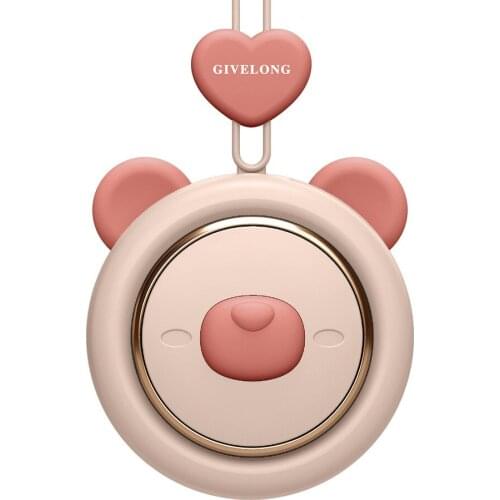 Halter Mini Rechargeable Fan USB Portable Student Girl and Child Leaf-Free Lanyard Little Fan mini fan portable air conditioner