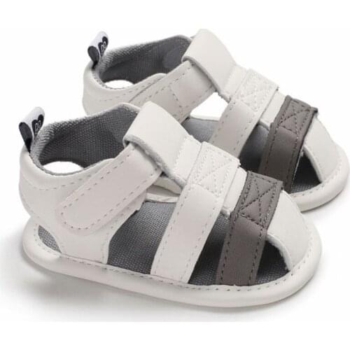 Pudcoco Summer Sandals Newborn kids Soft Crib Sole Leather Shoes Baby Girl Boy Prewalker Breathable Infant Beach Outdoor Shoes
