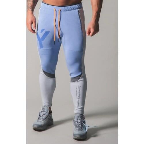 Sports pants mens jogger fitness sports trousers new fashion printed muscle mens fitness training pants