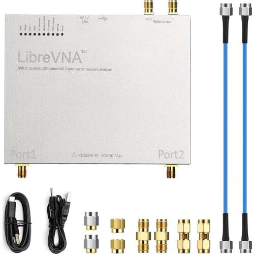 100 Khz-6 Ghz Vector Network Analyzer,Nanovna Antenna Analyzer,Based On USB Full Port,External Reference Input/Output