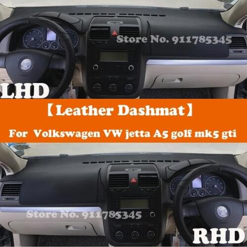 Suede Leather Dashmat Accessories Car-Styling Dashboard Covers Pad Sunshade For Volkswagen VW jetta A5 for vw golf mk5 GTI