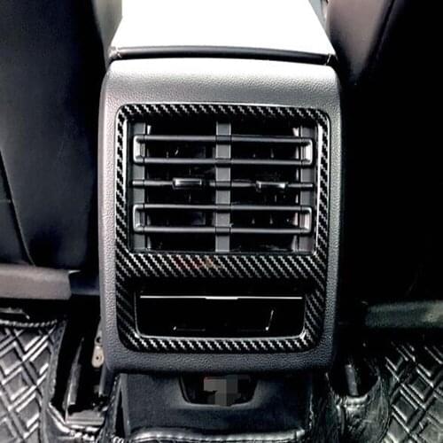 For Volkswagen Golf 8 MK8 R 2021 2022 Stainless Steel Car Rear Seat Air Conditioning Vent Outlet Protective Trim Cover Sticker